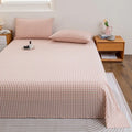 Ljojo 100% Cotton Yarn-Dyed Three-Piece Set - Student Breathable & Simple