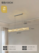 Ljojo Luxury Crystal Chandelier: Modern High-end Dining Table Light Fixture