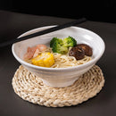 Ljojo Melamine Noodle Bowl Set - Japanese Style Ramen Bowls for Kitchen Tableware