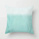 Light Blue Green Mint Geometric Print Boho Pillowcase Set by Ljojo