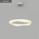 Modern Chandelier Smart LED Ceiling Lights | Creative White Ring for Living Room by Ljojo