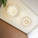 LED Ceiling Light Flower Design Acrylic Lamp Luxury Gold Interior Lighting for Study Bedroom Hallway by Ljojo