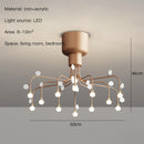 LED Flower Candles Ceiling Chandelier | Modern Luxury Home Decor by Ljojo