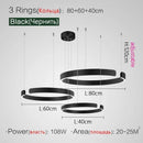 Nordic Designer Pendant Light: Round LED Chandelier for Dining Room by Ljojo