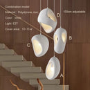Nordic Wabi-sabi Irregular Pendant Lights for Living Room by Ljojo