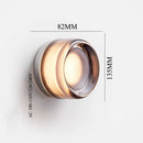 Ljojo LED Wall Sconce Modern Acrylic Light for Bedroom and Living Room