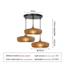 Nordic Style LED Pendant Light Fixture for Dining Room by Ljojo - Modern Minimalist Hanging Chandelier