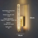 LED Crystal Wall Lamp Elegant Modern Foyer Lighting Fixture by Ljojo - SANDYHA Inspired