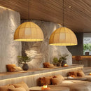 Ljojo Japanese Wabi Sabi Fabric Pendant Lights for Homestay Dining Room Decor