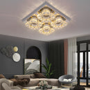 Ceiling Lights Chandelier Modern Silvery LED Remote Control Fixture by Ljojo for Living Room Bedroom