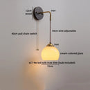 Ljojo LED Glass Wall Lamp for Kitchen, Bathroom & Stair Lighting