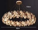 Ljojo Luxury Crystal Chandelier Pendant Light for Living Room Dining Room Ceilings