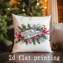 Christmas-themed Decorative Pillow Covers by Ljojo - Perfect for Sofa, Bedroom, Car