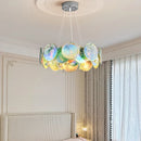 Nordic Green Glass Chandelier Luxury LED Pendant Light Dining Room Living Room Decor Ljojo