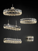 Ljojo LED Crystal Chandelier: Luxury Modern Living Room Pendant Lamp