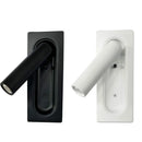 Ljojo Minimalist LED Wall Lamp: Modern Bedside Reading Light for Guest Room