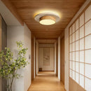 Minimalist Stone Ceiling Light Retro Walnut Living Room Indoor Lighting Ljojo
