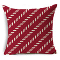 Geometric Linen Seat Cover 45x45cm for Home Decor - Ljojo