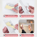 Ljojo LED Desk Clock Lamp: Rotatable Night Light for Bedroom Reading