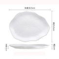 Ljojo Lotus Leaf Shallow Plate for Molecular Cuisine and Sushi