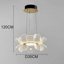Ljojo LED Chandelier Lighting for Living Room Salon Bedroom Dining Room