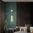 Ljojo Vertical Wall Light Sconce Lamp Acrylic Ball Modern Bedroom Living Room Decor