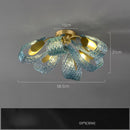 LED Hanging Copper Pendant Light Modern Creative Blue Beauty Home Decor Indoor Restaurant Room Lobby Factory Outlet by Ljojo