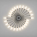 Ljojo 2024 Modern Chandelier Ceiling Fan for Home Decor Lighting