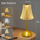 Ljojo LED Touch Sensor Table Lamp - Dimmable, Rechargeable Night Light