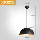 Industrial Black Ceiling Pendant Lamp E27 for Restaurant Dining | Ljojo