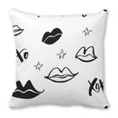 Heart Print Pillowcase for Home Decor by Ljojo - Love Cushion Cover