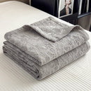 Ljojo 100% Cotton Muslin Throw Blanket - Lightweight Breathable Boho Throws
