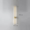 Nordic Long Line Led Wall Lamp Modern Minimalist Home Decoration by Ljojo