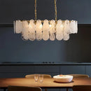 Modern Crystal Glass Chandelier Pendant Light Fixture for Living Room Dining Bedroom by Ljojo