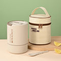 Ljojo 3-Layer Stainless Steel Thermal Lunch Box - BPA-Free Food Container