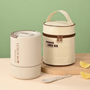 Ljojo 3-Layer Stainless Steel Thermal Lunch Box - BPA-Free Food Container