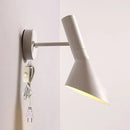 Industrial Style White Wall Lamp Creative Minimalist Bedroom Bedside Light Ljojo