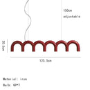 Ljojo Modern Art LED Pendant Light for Minimalist Italian Restaurant Chandeliers & Living Rooms