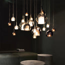 Ljojo Luxury Bubble Glass Pendant Lights for Restaurant, Staircases, & Bedside Chandeliers