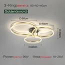Ljojo LED Ceiling Light: Modern, Eye Protection for Living Room and Bedroom