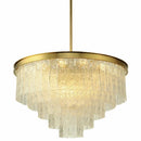 E14 Led Pendant Lights Luxury Gold Round Hanging Lamp for Living Room by Ljojo