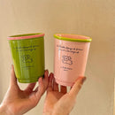 Kawaii Ceramic Coffee Mug Set | Ljojo 200/400ml | Ideal for Tea, Milk, Juice | Gift Idea