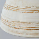 Ceramic Lampshade Desk Lamp Wood Base | Elegant Bedroom Parlor Lighting by Ljojo
