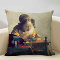 Elegant Ljojo 45x45cm Print Cushion Cover for Home, Hotel, Office Décor
