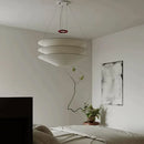 Nordic Wabi Sabi Dupont Paper Pendant Lamp Minimalist Chandelier - Ljojo