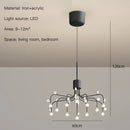 LED Flower Candles Ceiling Chandelier | Modern Luxury Home Decor by Ljojo