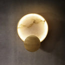 Ljojo Marble Copper Wall Lamp: Modern LED Indoor Lighting for Living Room & Bedroom
