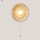 Ljojo LED Wall Lamp - Nordic Modern Design - Yellow Stone - Pull Chain - Home Decor