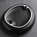 Ljojo Matte Ceramic Irregular Plate Set for Molecular Cuisine and Sushi Dining