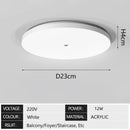 LED Ceiling Light with Human Infrared Motion Sensor for Home Garage by Ljojo
